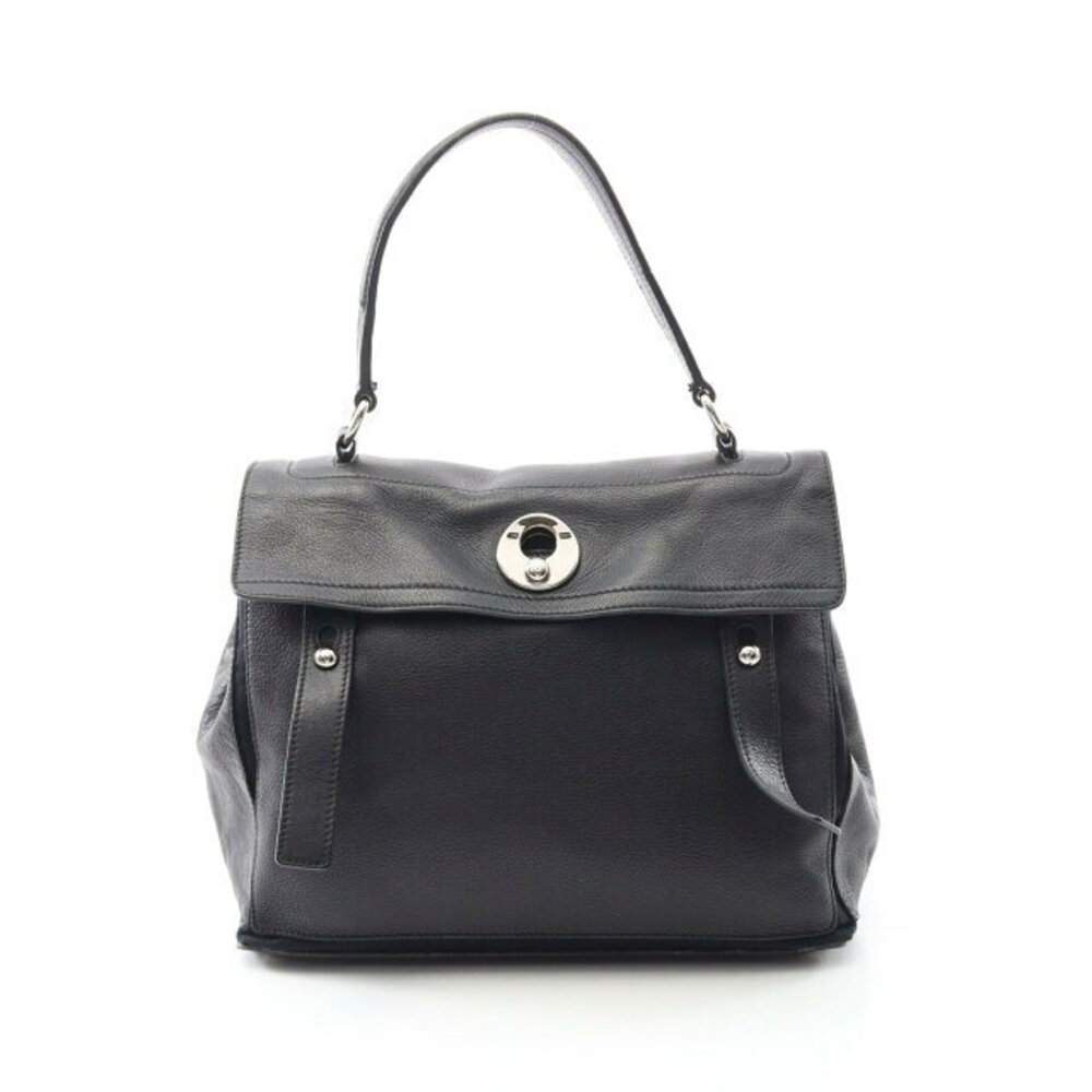 Saint Laurent Yves Muse Two Bag leather handbag black